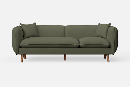 Florence 3 Seater Sofa Sage Leather