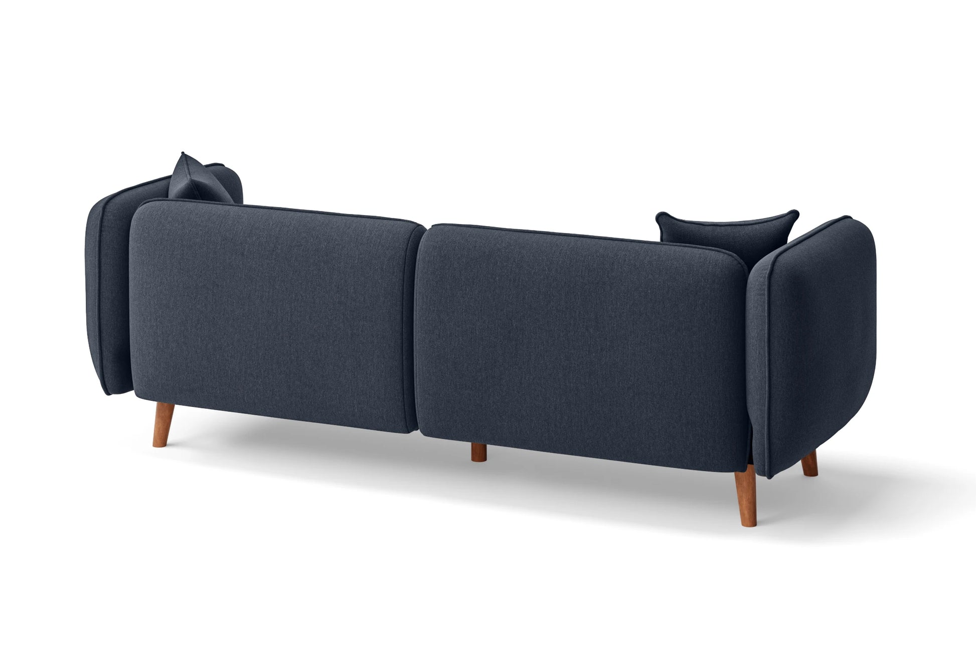 Florence 3 Seater Sofa Dark Blue Linen Fabric