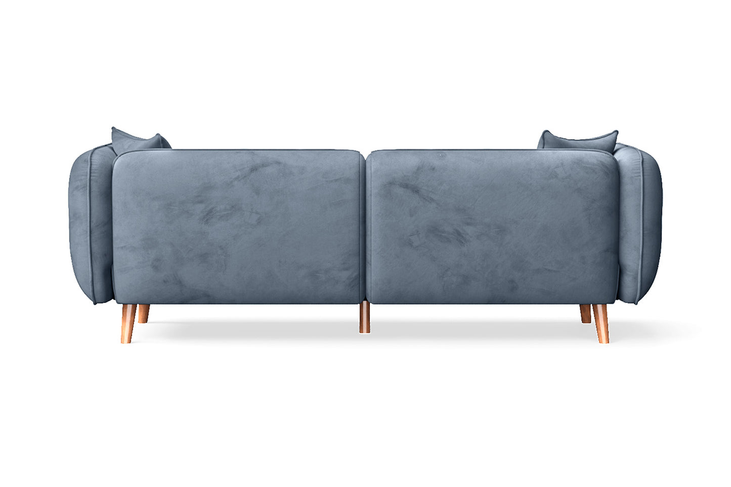 Florence 3 Seater Sofa Baby Blue Velvet