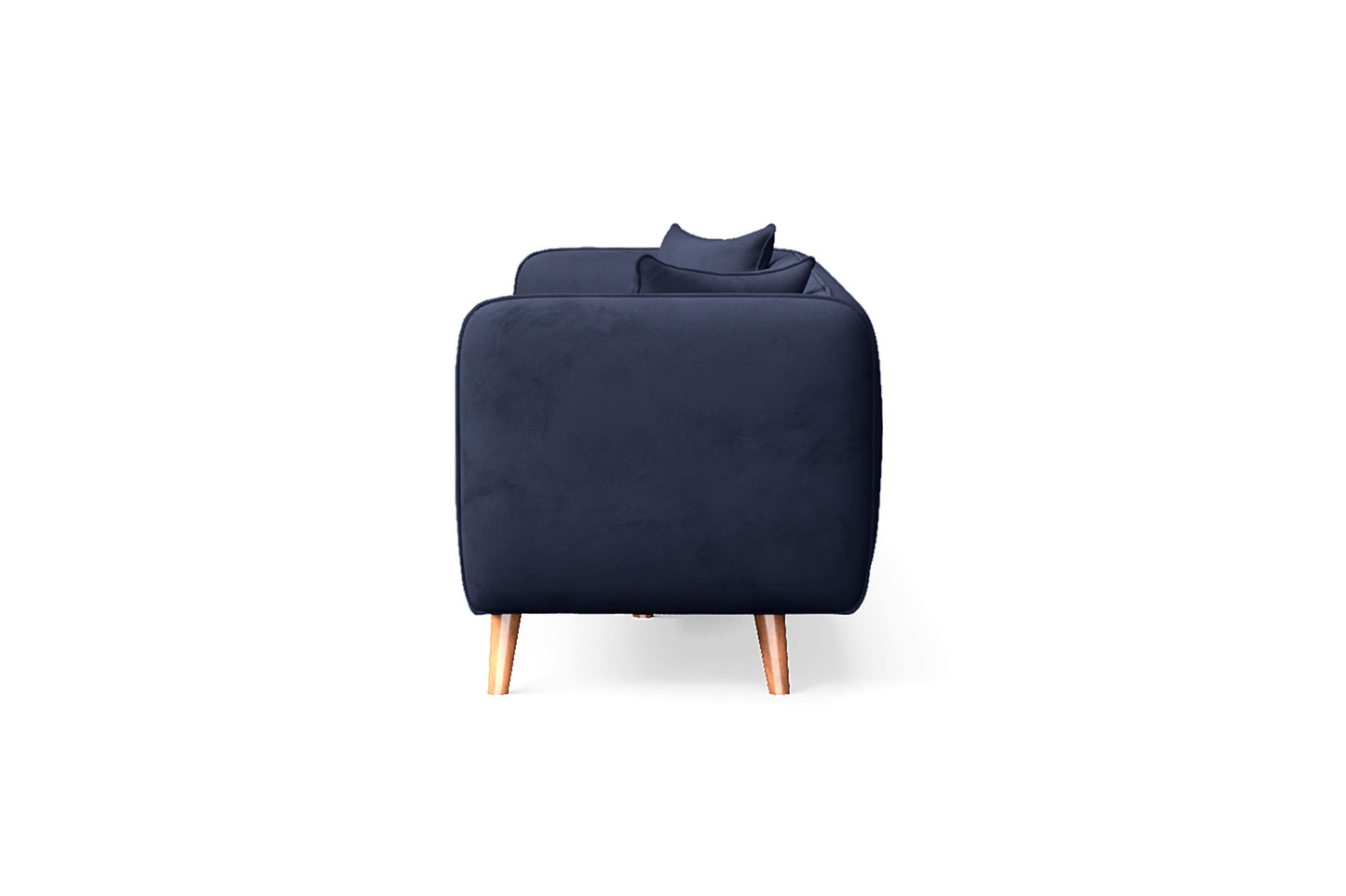 Florence 3 Seater Sofa Dark Blue Velvet