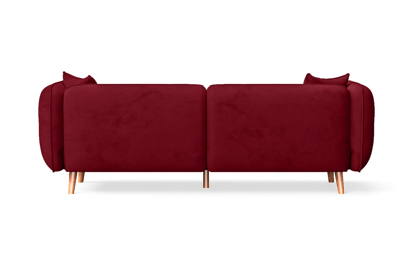 Florence 3 Seater Sofa Red Velvet