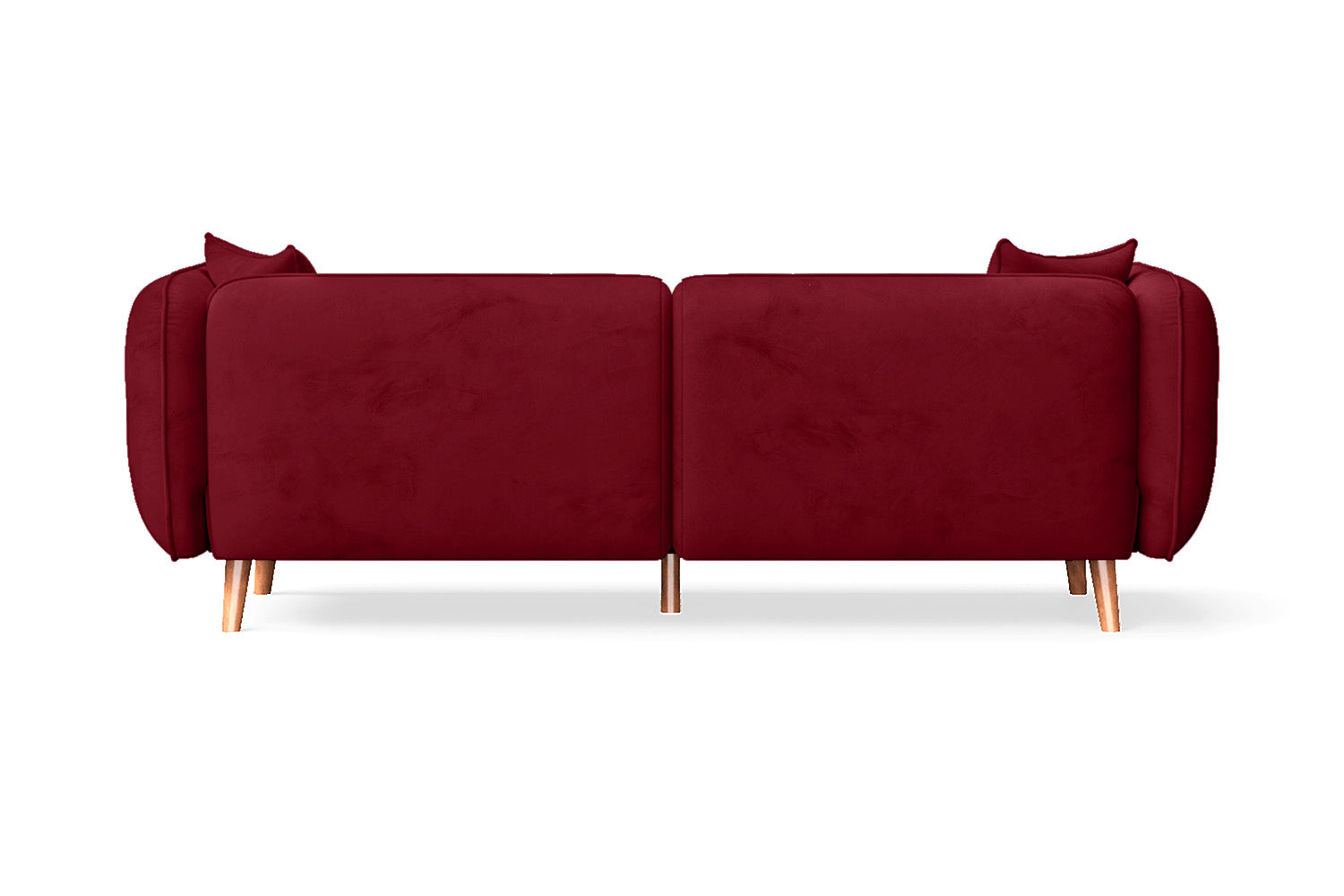 Florence 3 Seater Sofa Red Velvet