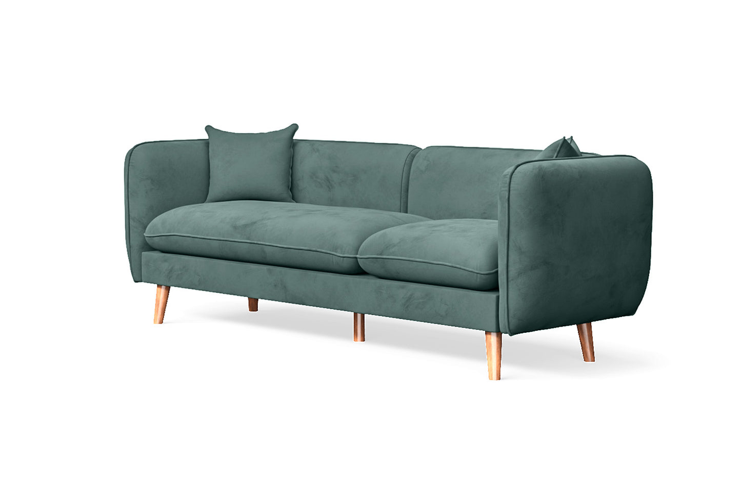 Florence 3 Seater Sofa Teal Velvet