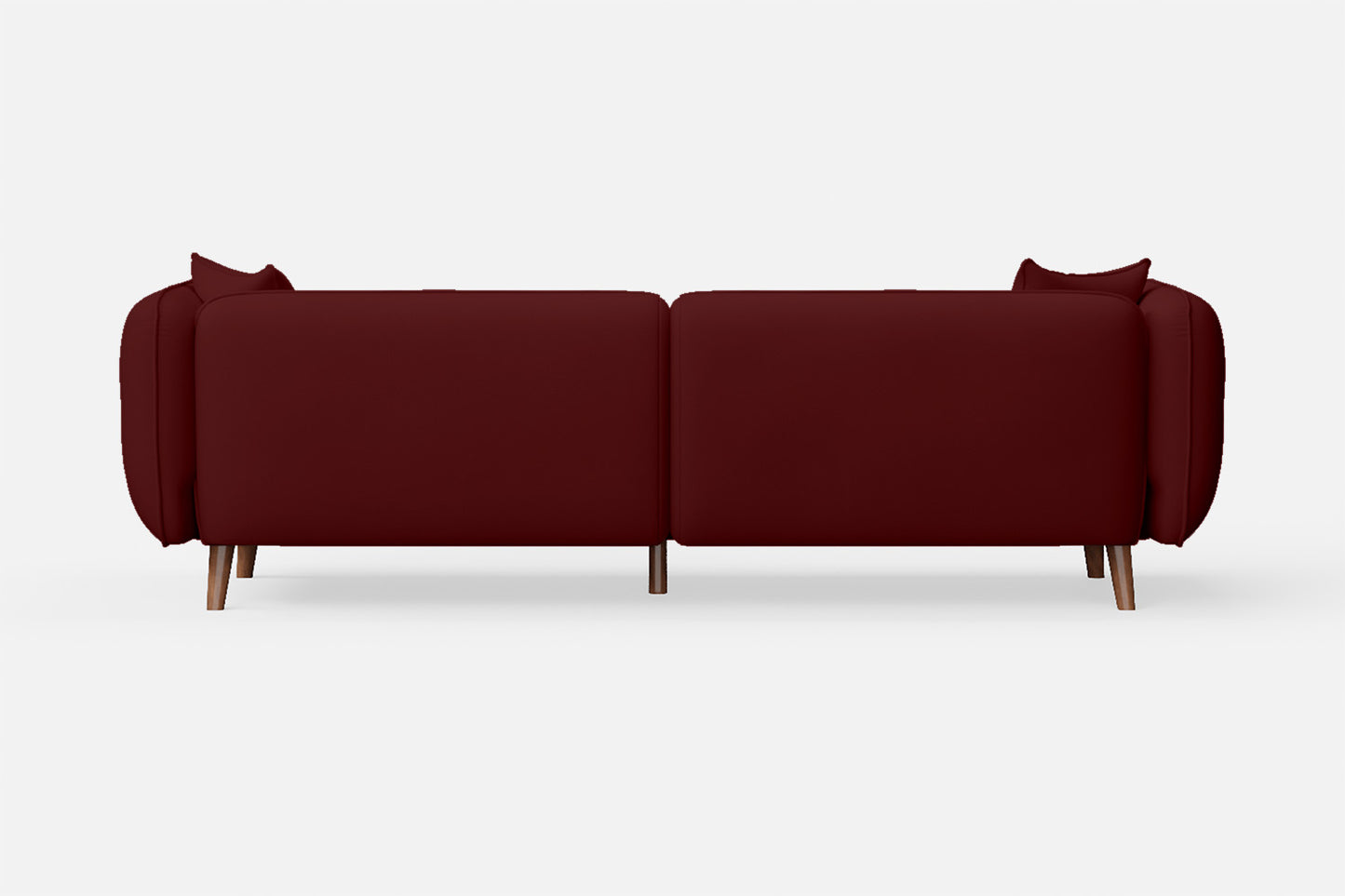 Florence 4 Seater Sofa Red Leather