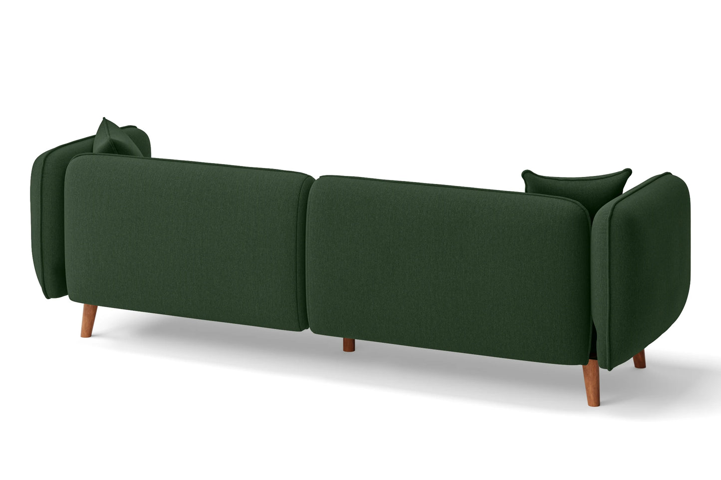 Florence 4 Seater Sofa Forest Green Linen Fabric