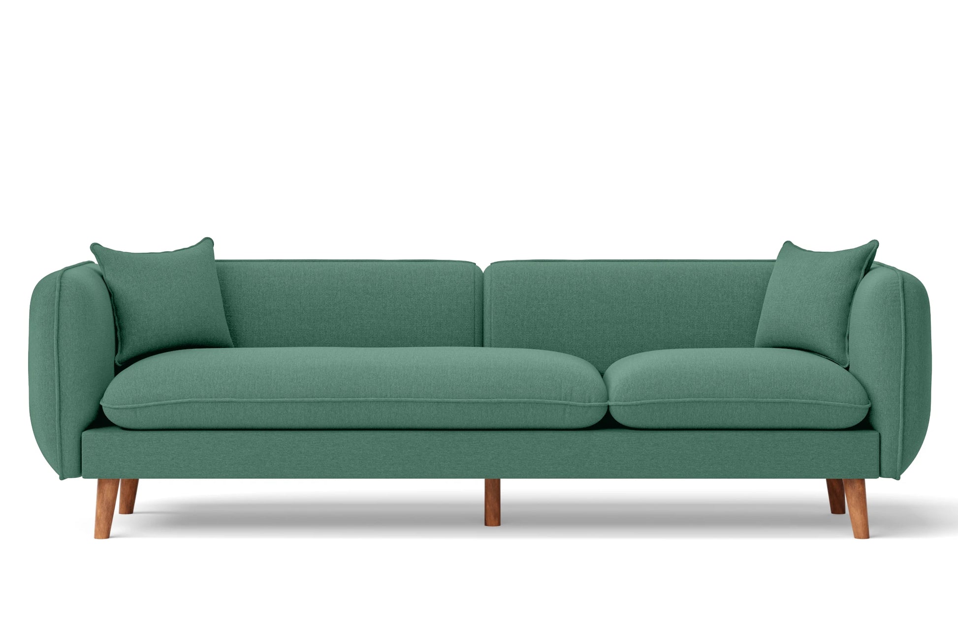 Florence 4 Seater Sofa Mint Green Linen Fabric