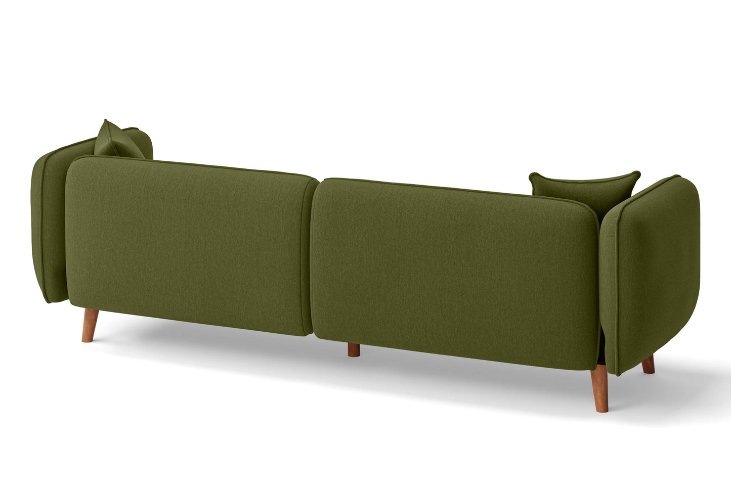 Florence 4 Seater Sofa Olive Linen Fabric