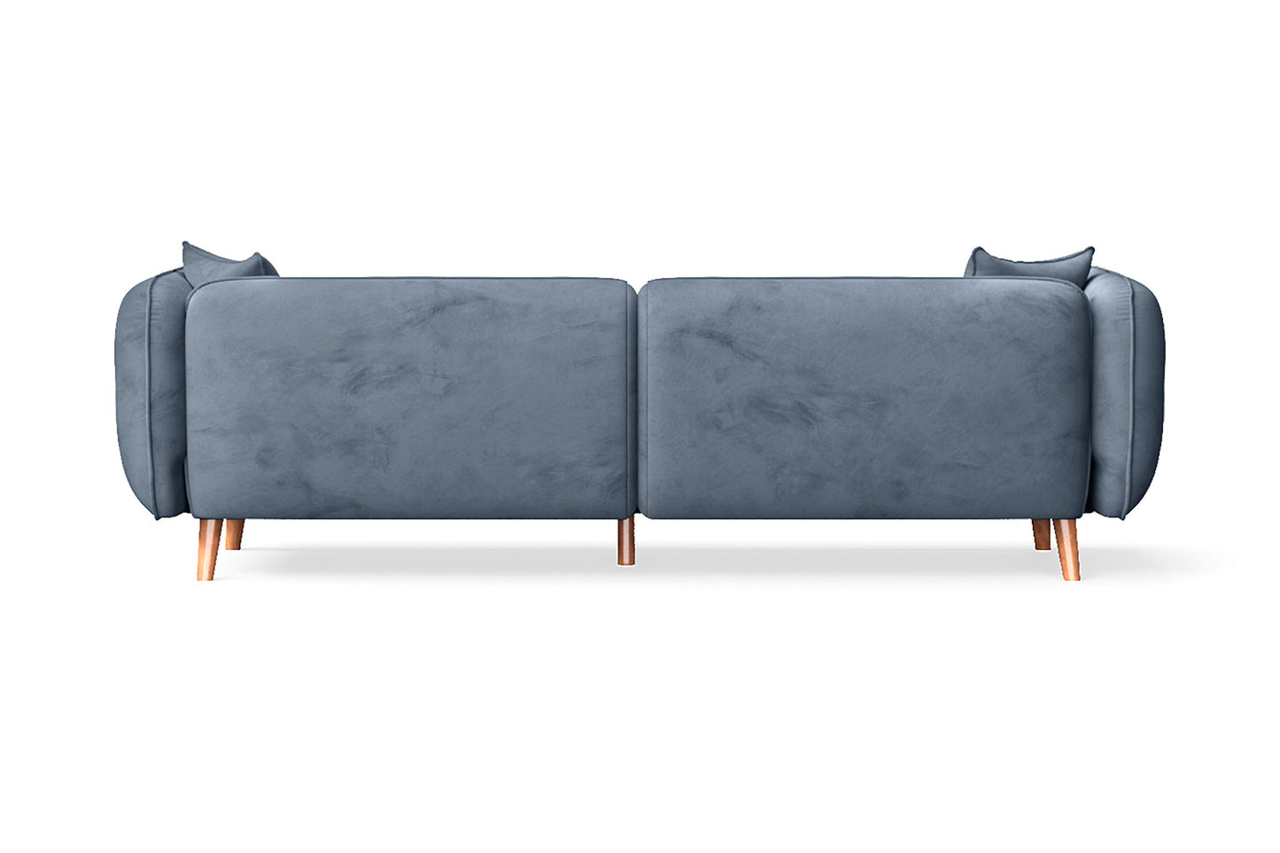 Florence 4 Seater Sofa Baby Blue Velvet