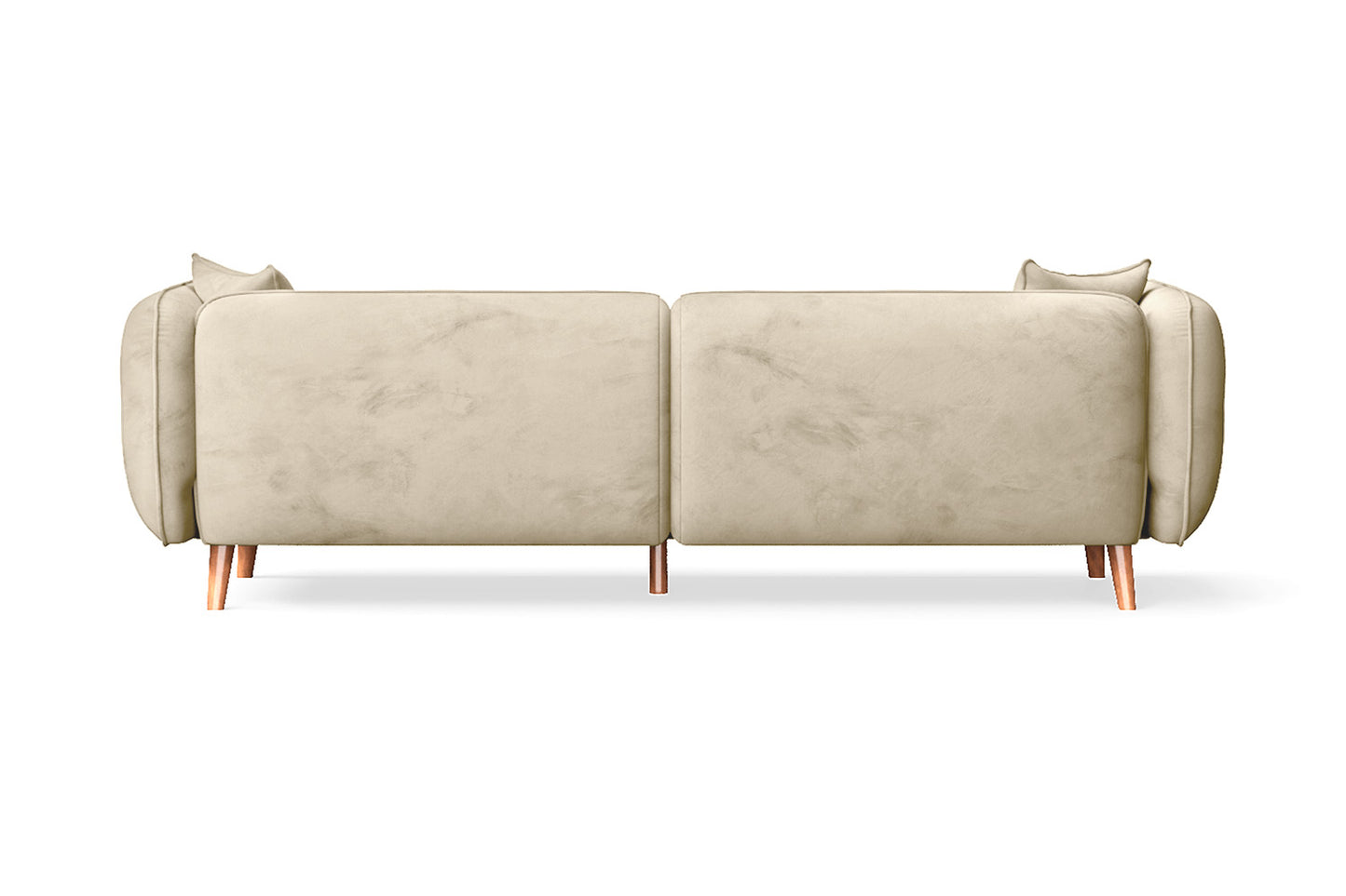 Florence 4 Seater Sofa Cream Velvet