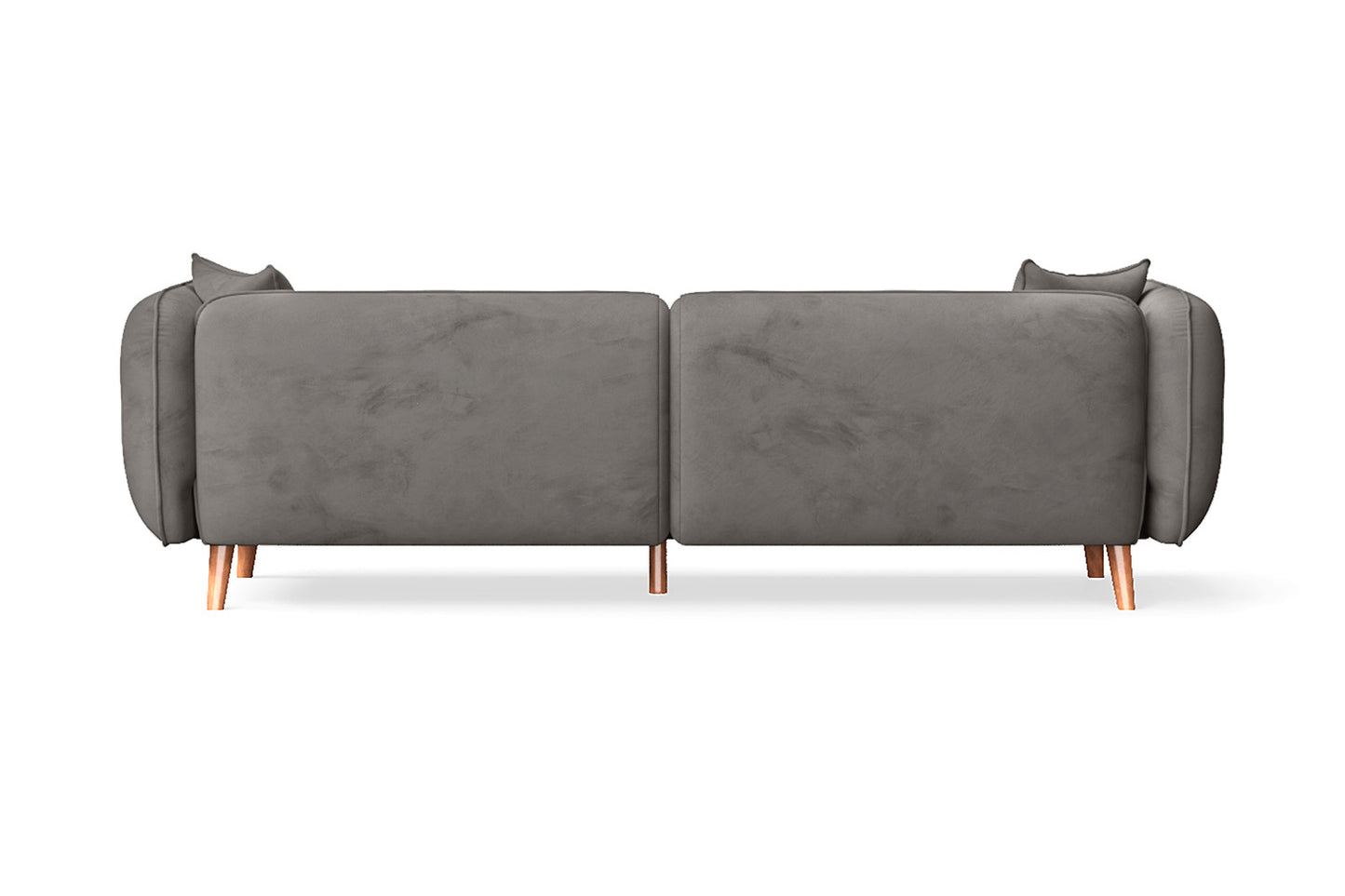 Florence 4 Seater Sofa Grey Velvet