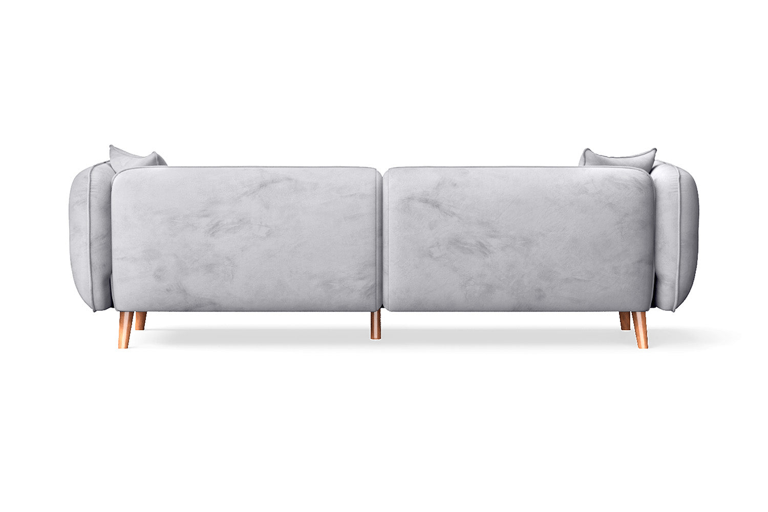 Florence 4 Seater Sofa Silver Velvet