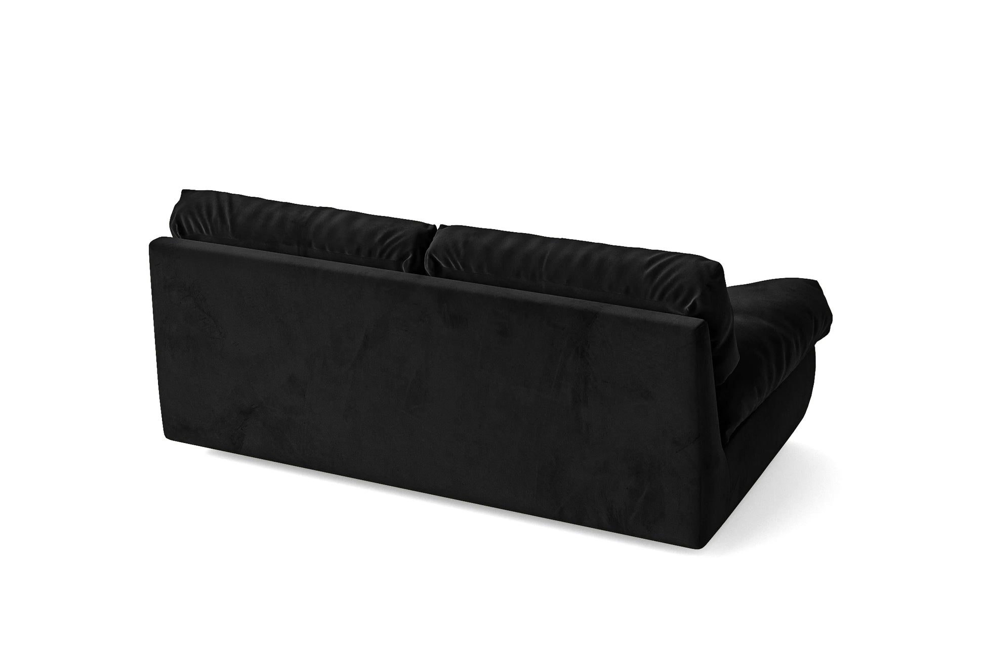 Forli 2 Seater Sofa Black Velvet