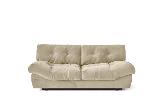 Forli 2 Seater Sofa Cream Velvet