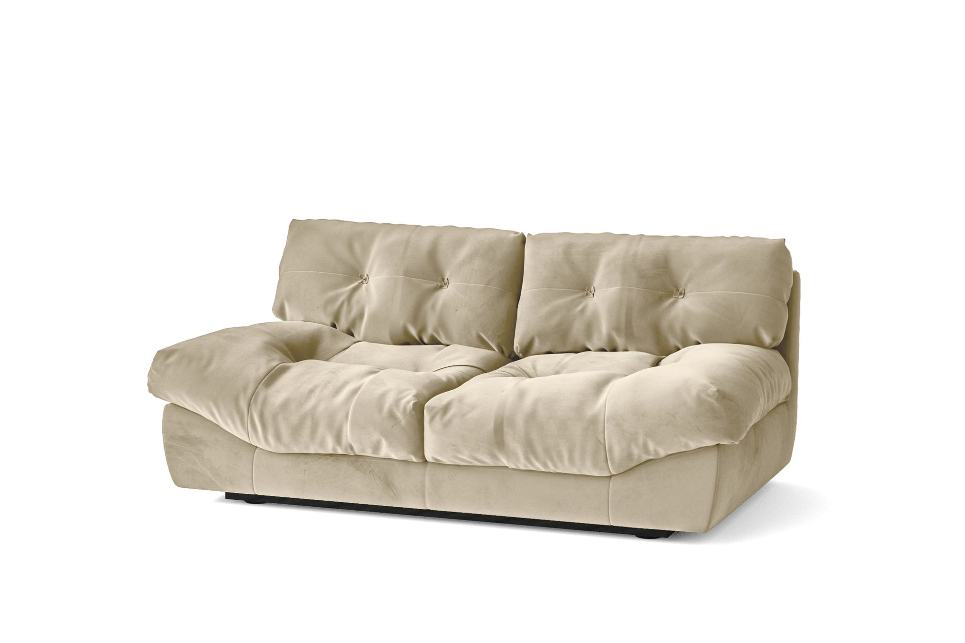 Forli 2 Seater Sofa Cream Velvet