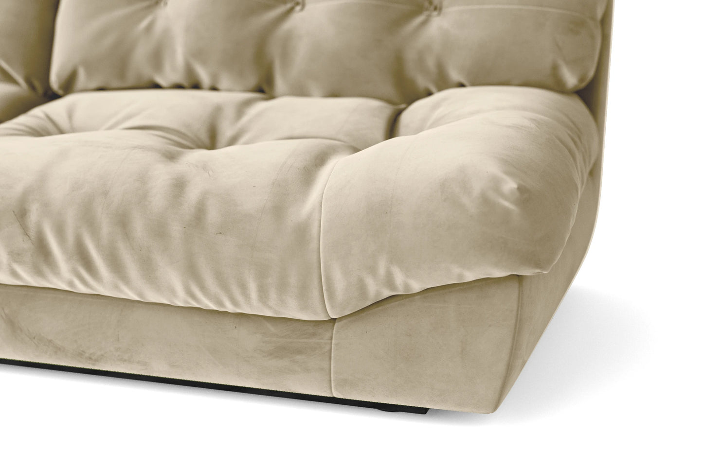 Forli 2 Seater Sofa Cream Velvet