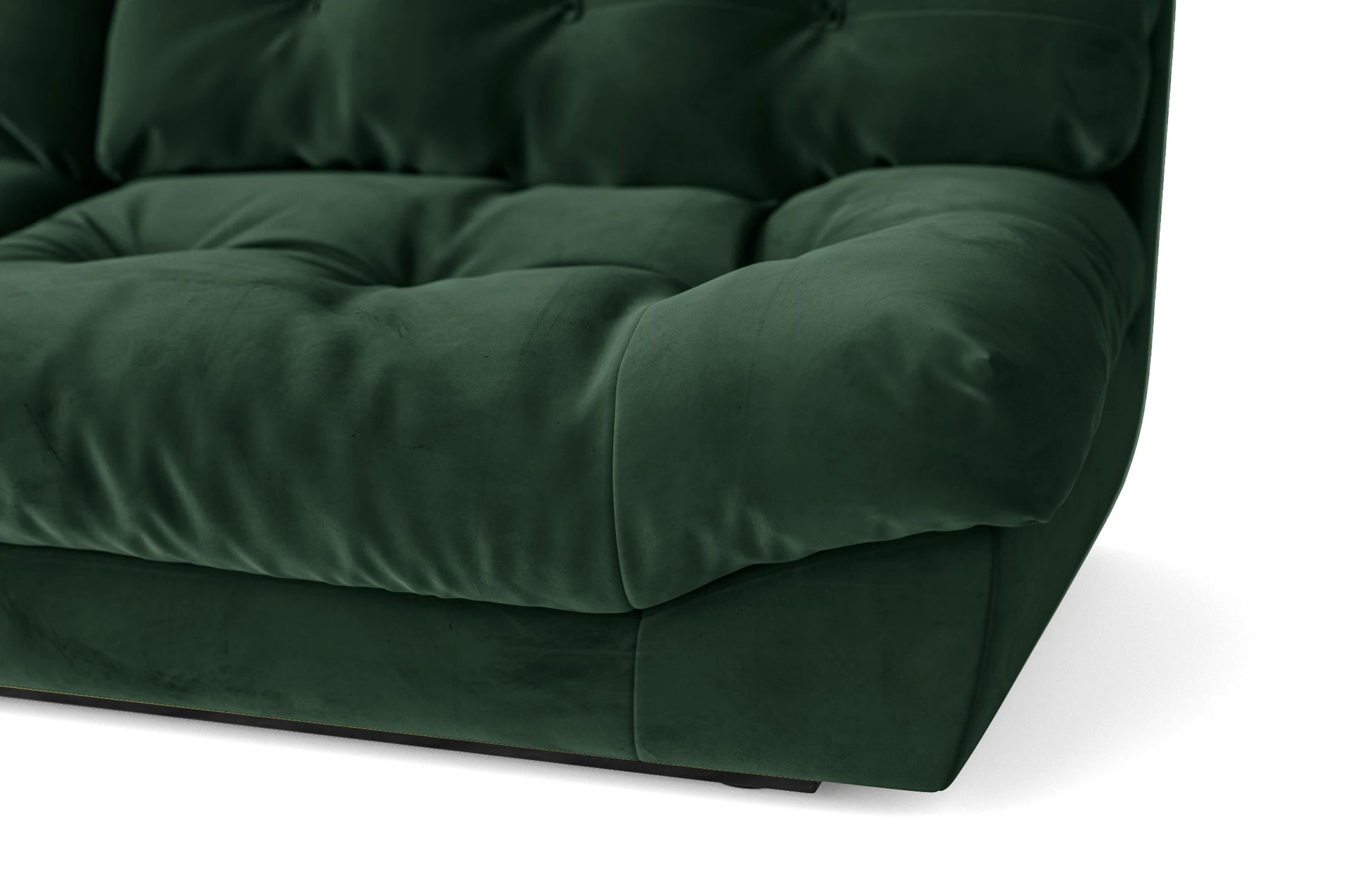 Forli 2 Seater Sofa Green Velvet