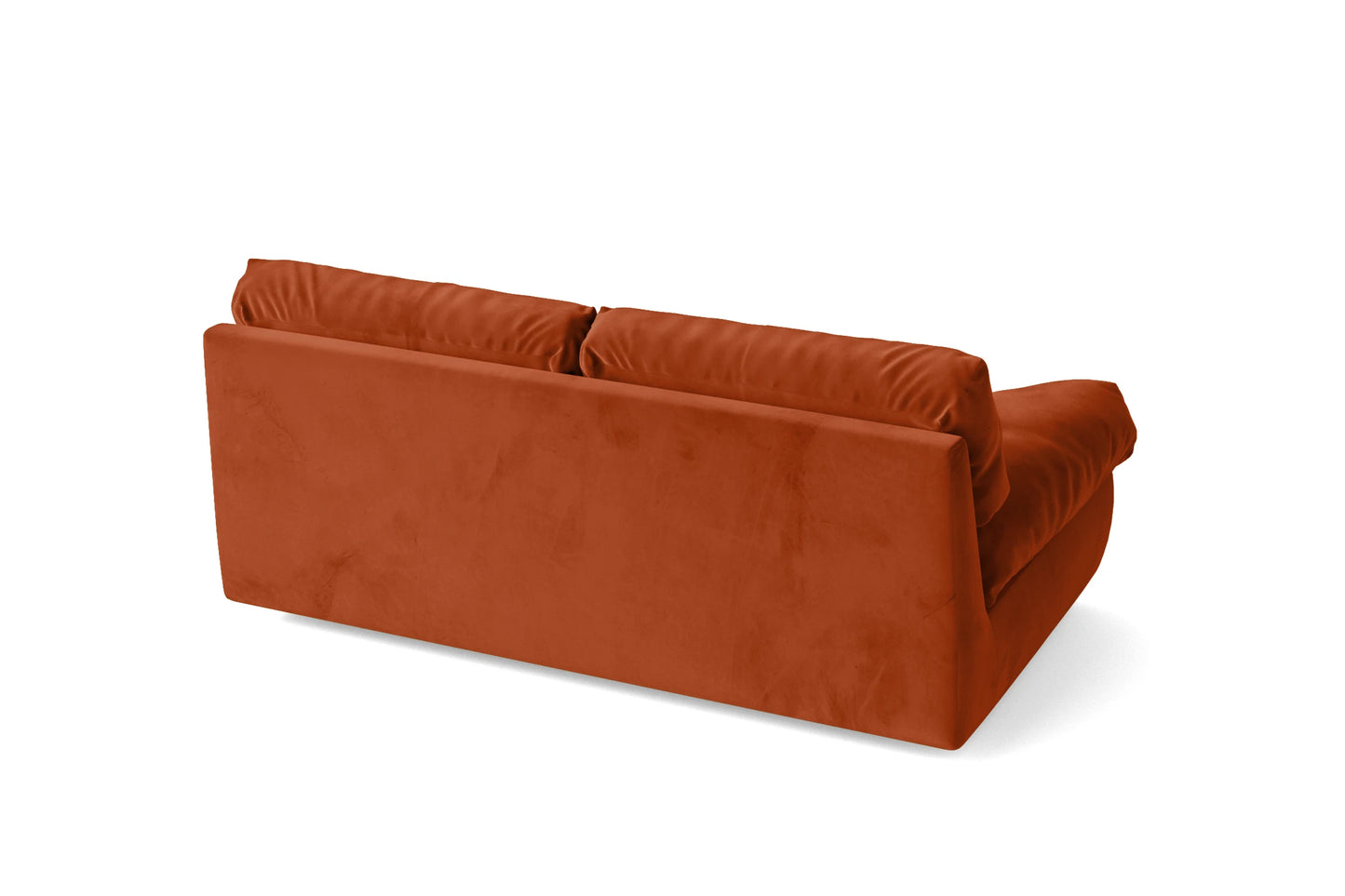 Forli 2 Seater Sofa Orange Velvet