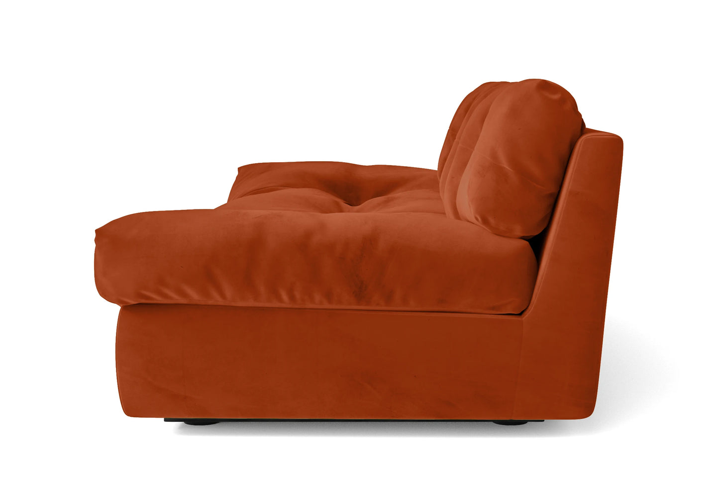 Forli 2 Seater Sofa Orange Velvet