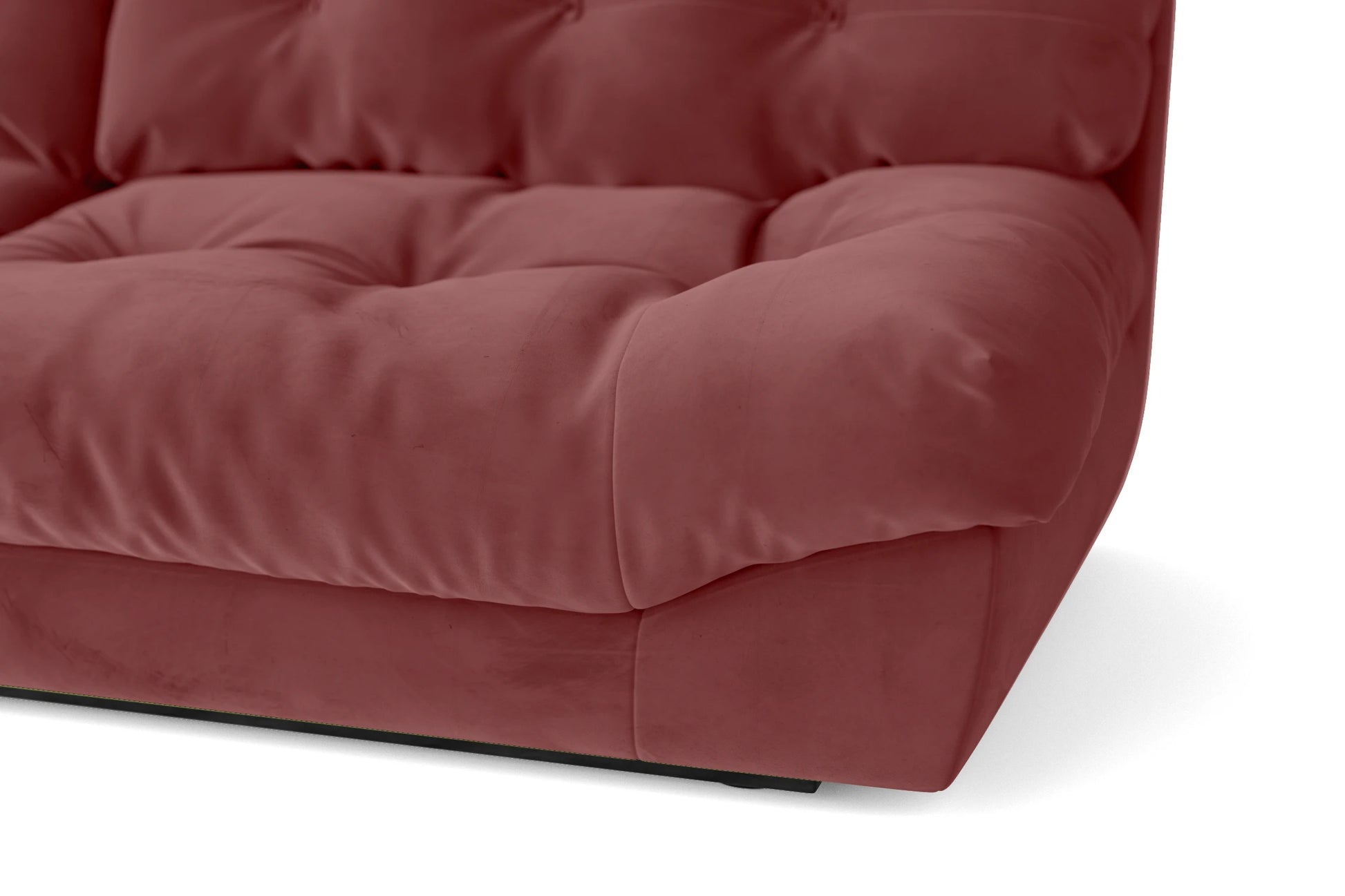 Forli 2 Seater Sofa Pink Velvet