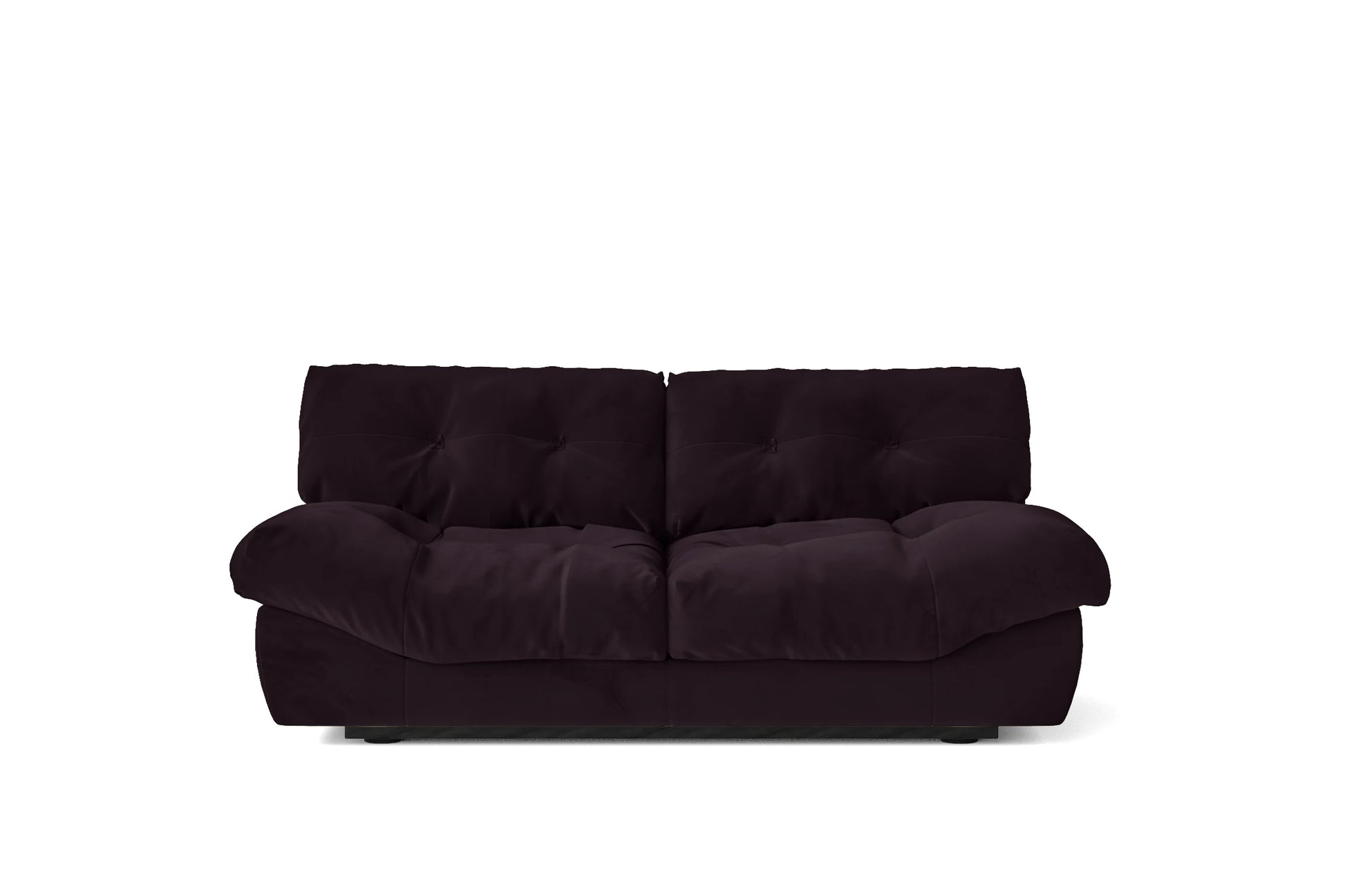 Forli 2 Seater Sofa Purple Velvet