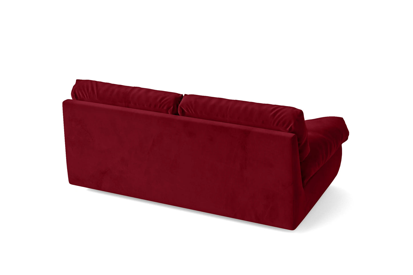 Forli 2 Seater Sofa Red Velvet