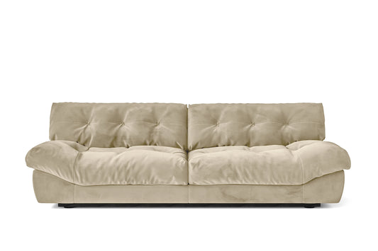 Forli 3 Seater Sofa Cream Velvet