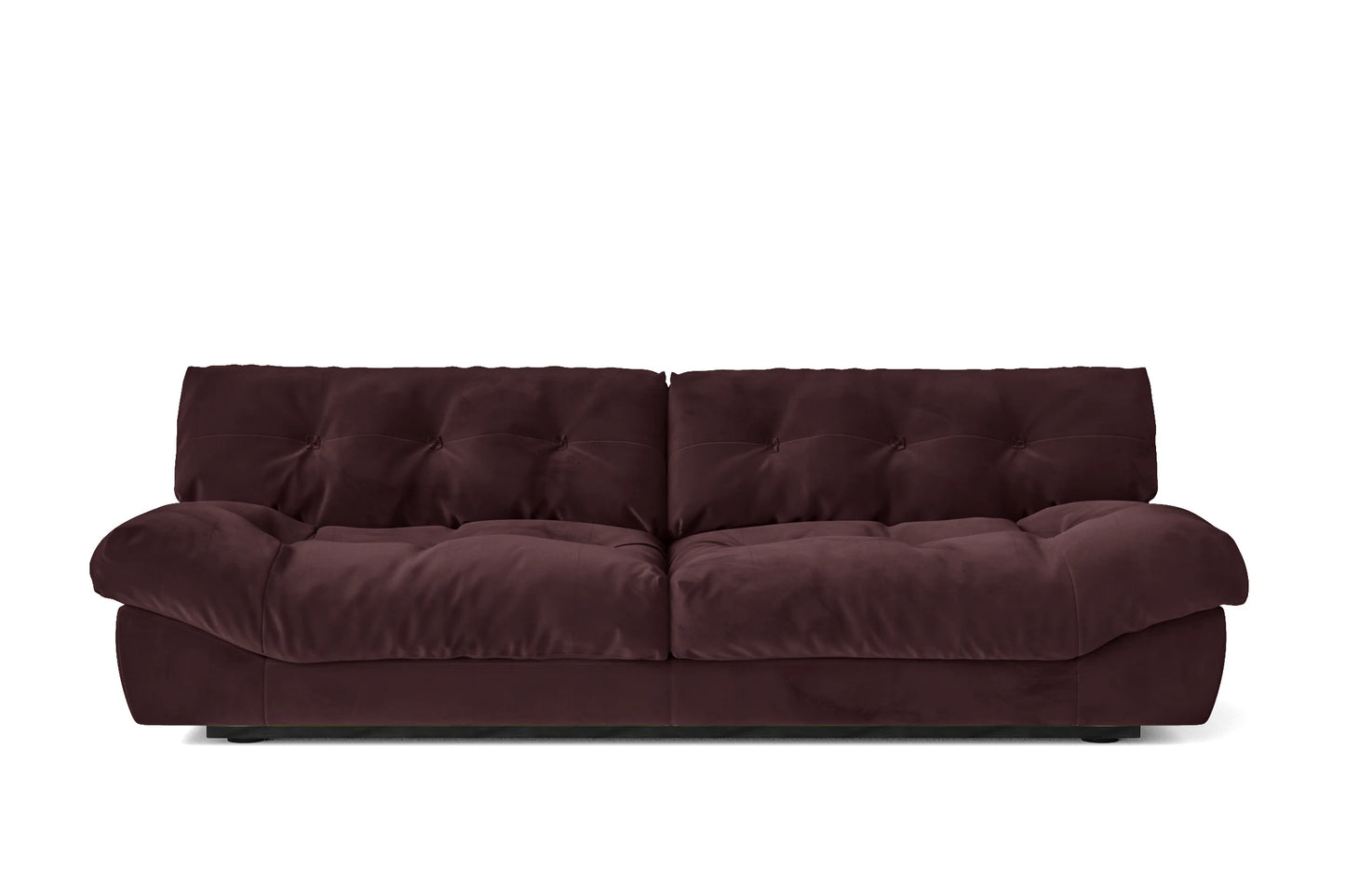 Forli 3 Seater Sofa Grape Velvet