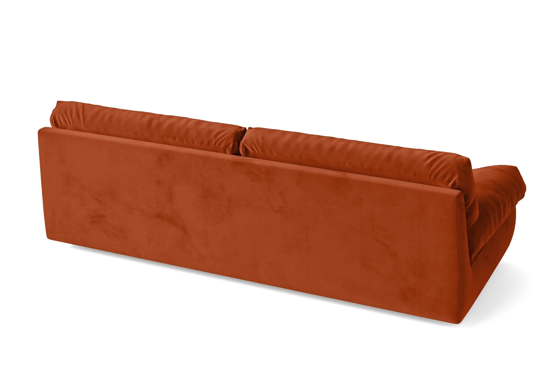 Forli 3 Seater Sofa Orange Velvet