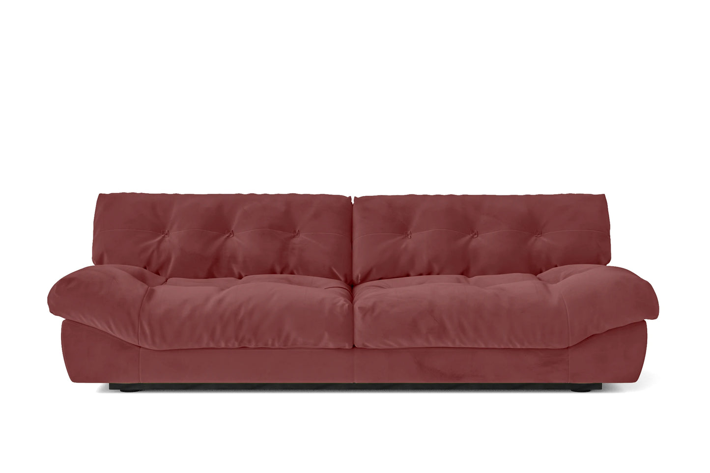 Forli 3 Seater Sofa Pink Velvet