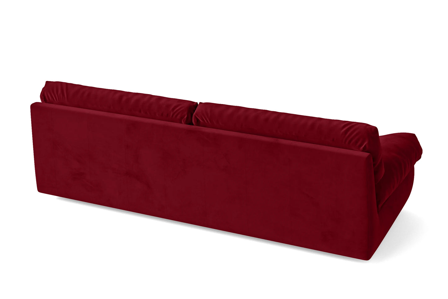 Forli 3 Seater Sofa Red Velvet