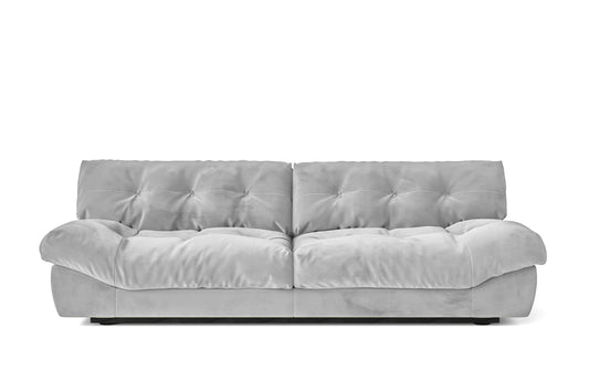 Forli 3 Seater Sofa White Velvet