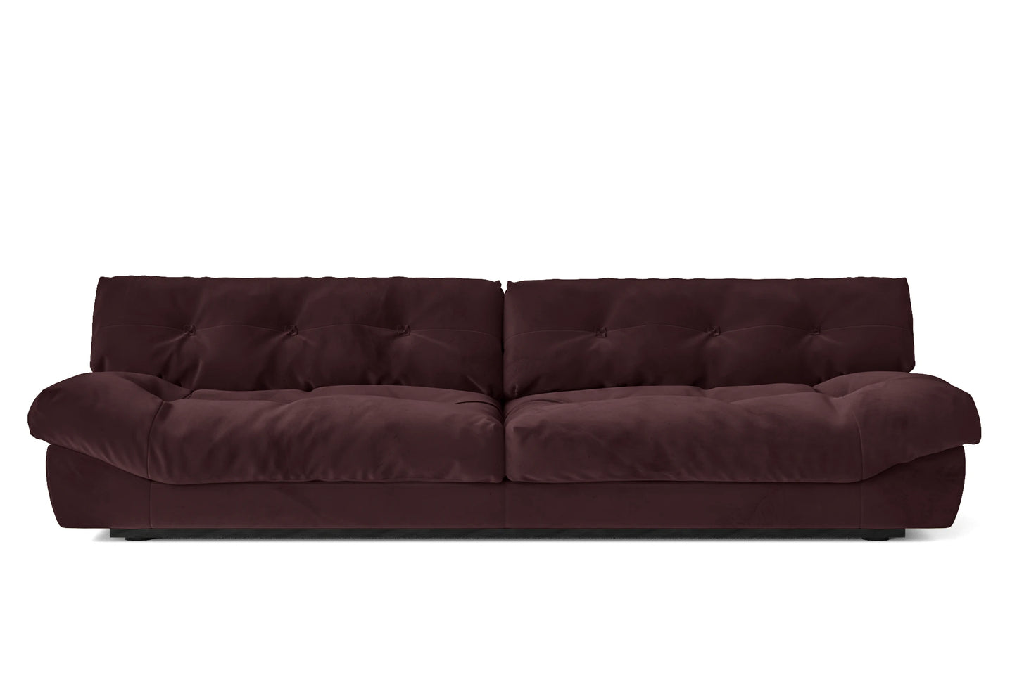 Forli 4 Seater Sofa Grape Velvet