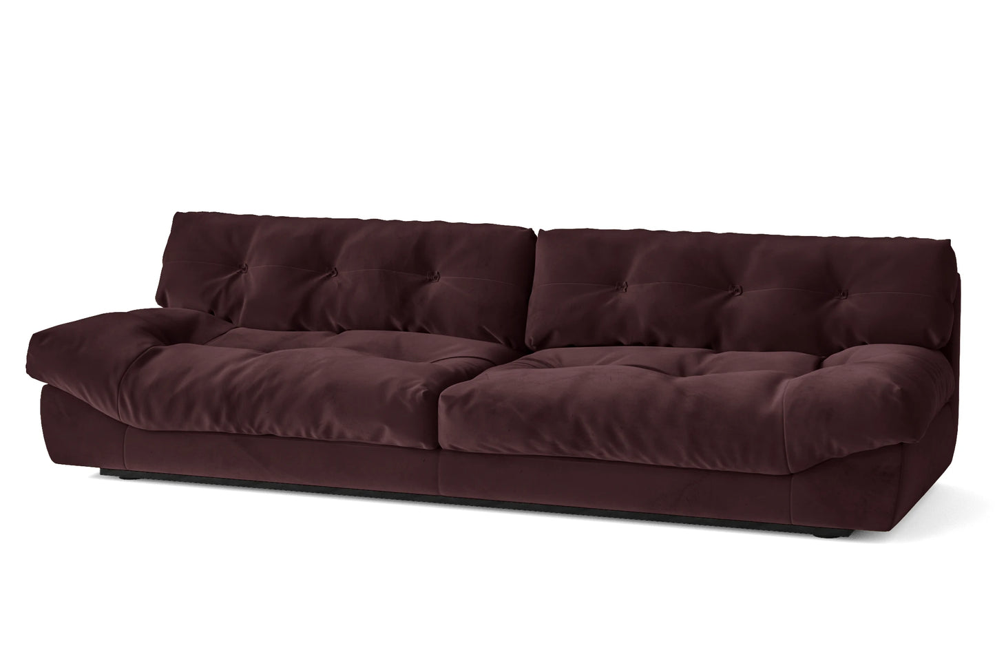 Forli 4 Seater Sofa Grape Velvet