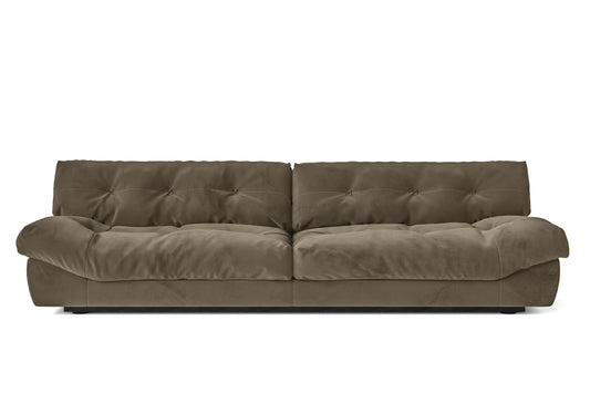 Forli 4 Seater Sofa Sand Velvet