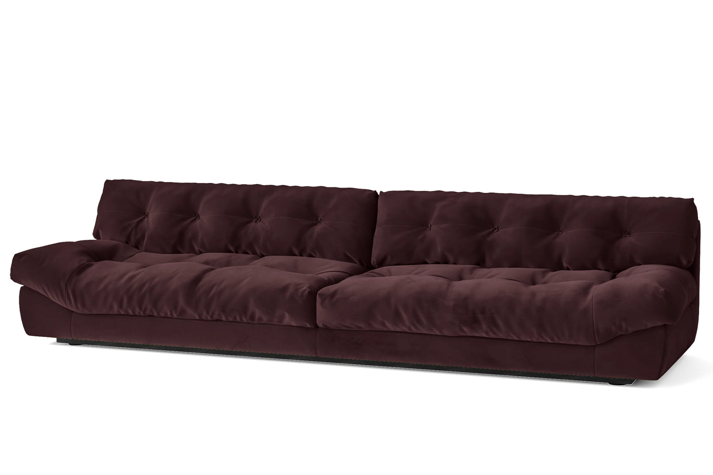 Forli 5 Seater Sofa Grape Velvet