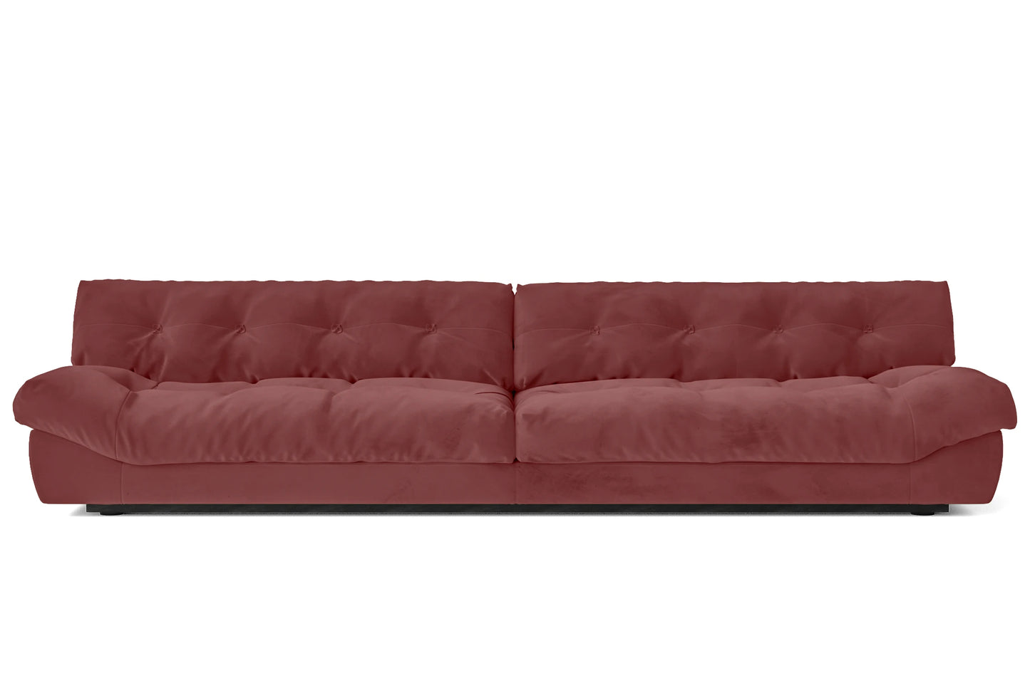 Forli 5 Seater Sofa Pink Velvet