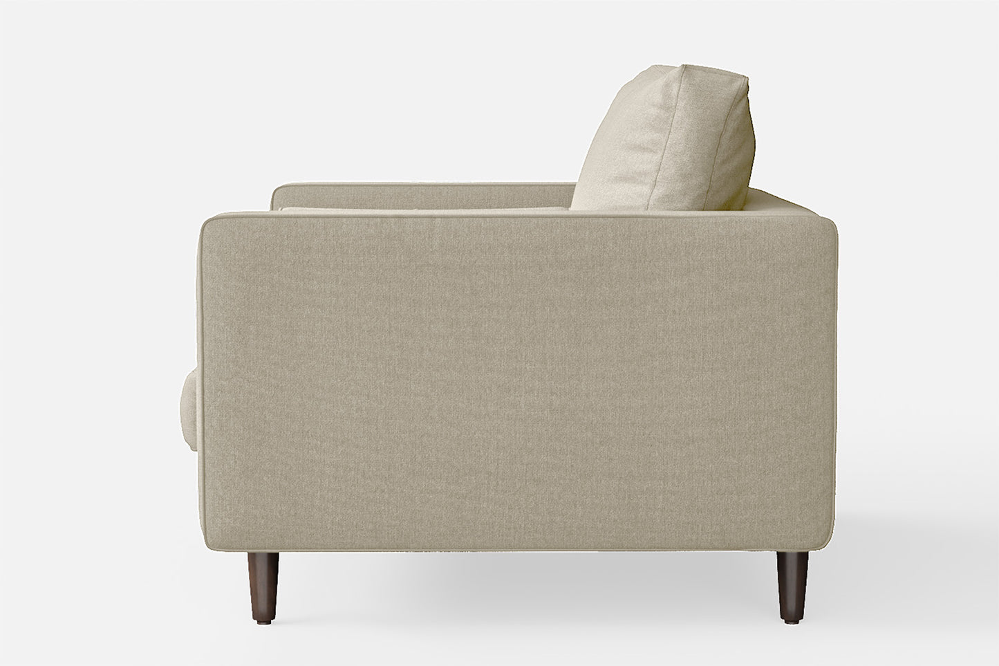 Gela Armchair Cream Linen Fabric