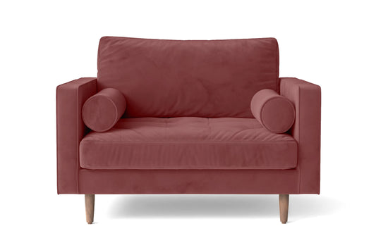 Gela Armchair Pink Velvet