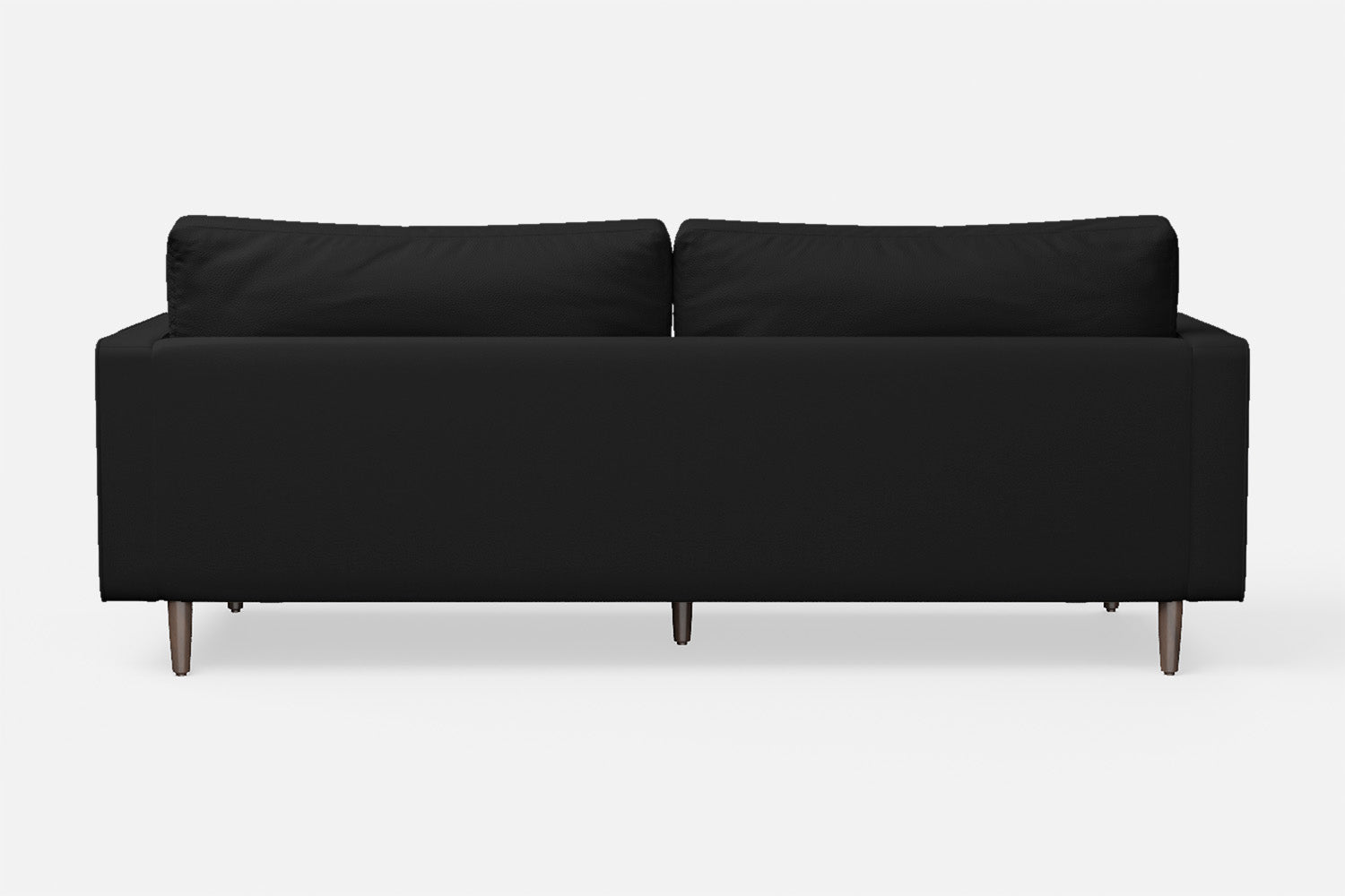 Gela 2 Seater Sofa Black Leather