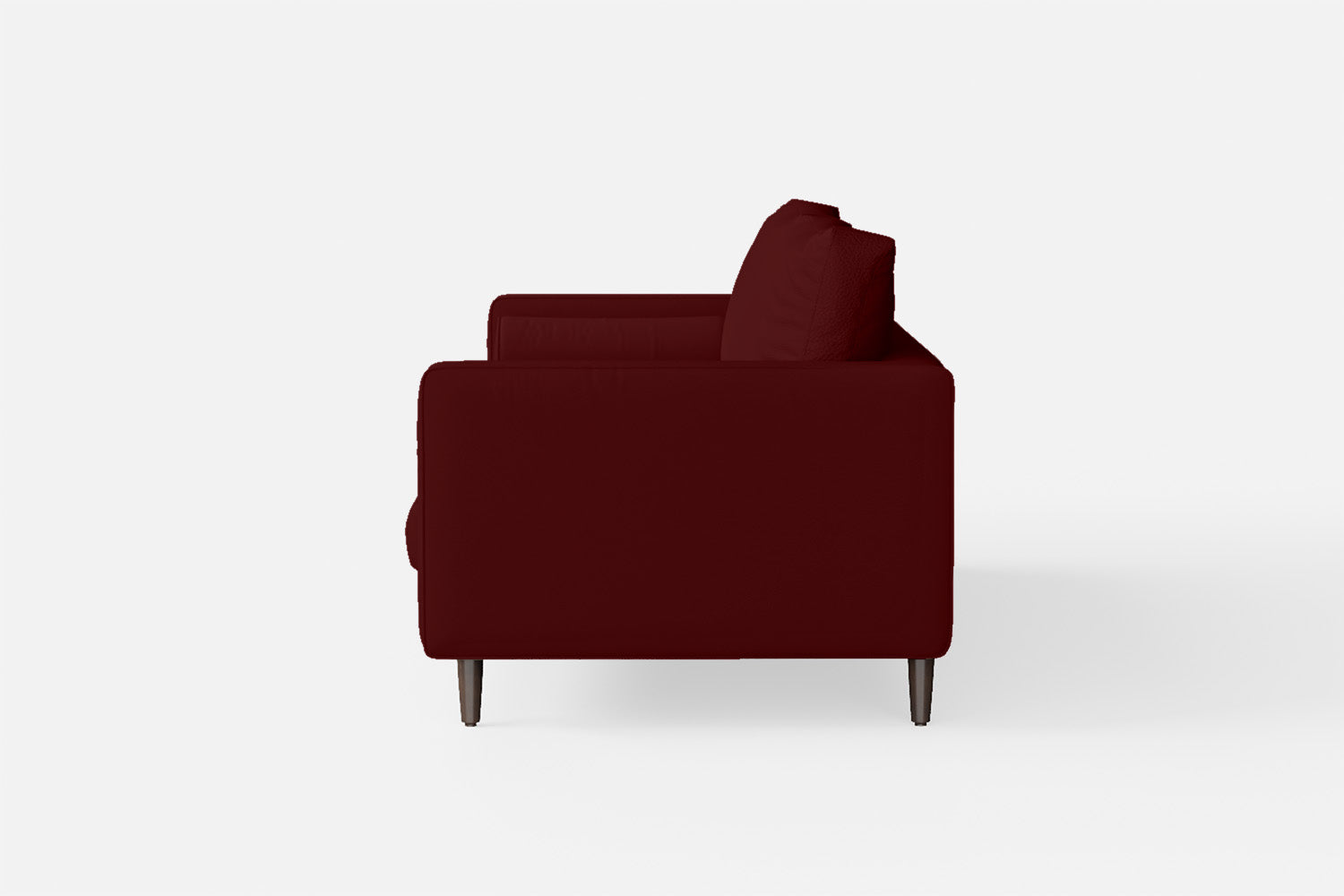 Gela 2 Seater Sofa Red Leather