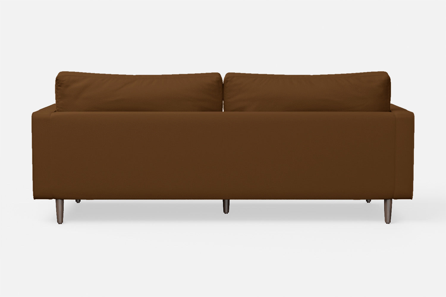 Gela 2 Seater Sofa Walnut Brown Leather