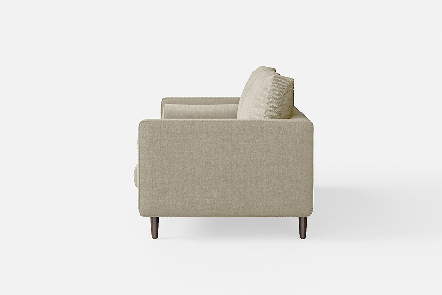 Gela 2 Seater Sofa Cream Linen Fabric