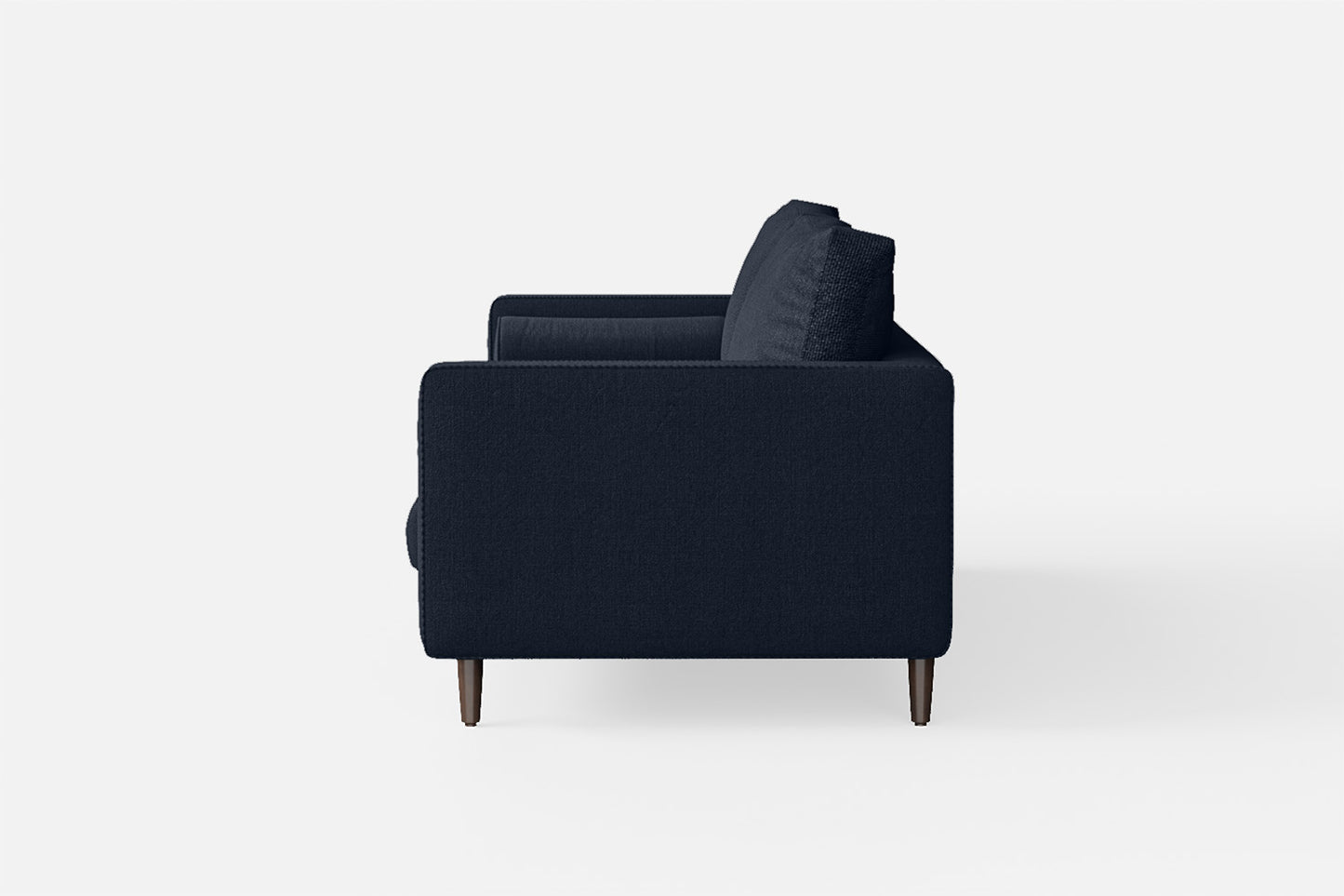 Gela 2 Seater Sofa Dark Blue Linen Fabric