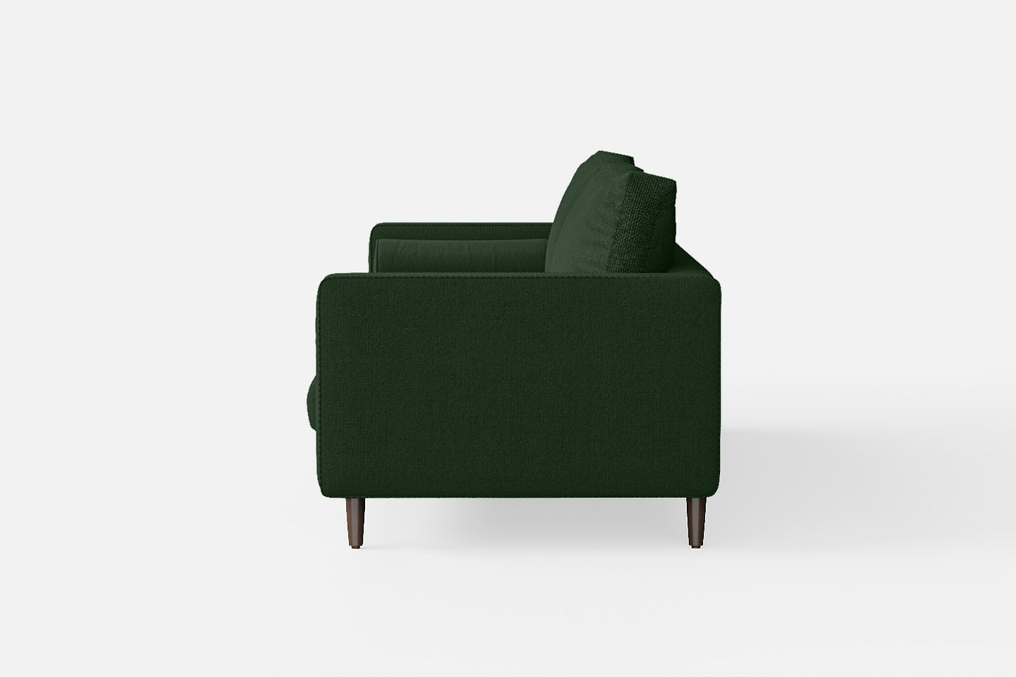 Gela 2 Seater Sofa Forest Green Linen Fabric