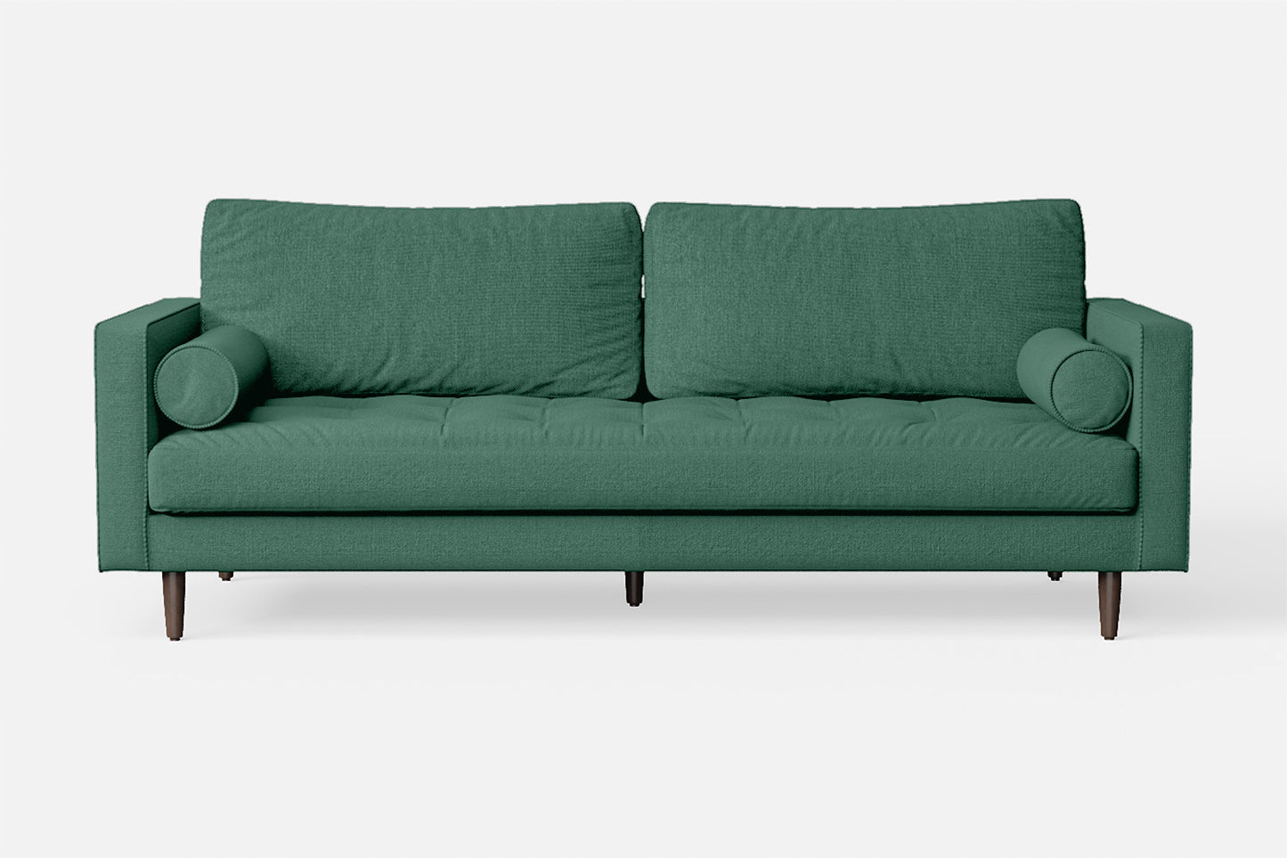 Gela 2 Seater Sofa Mint Green Linen Fabric