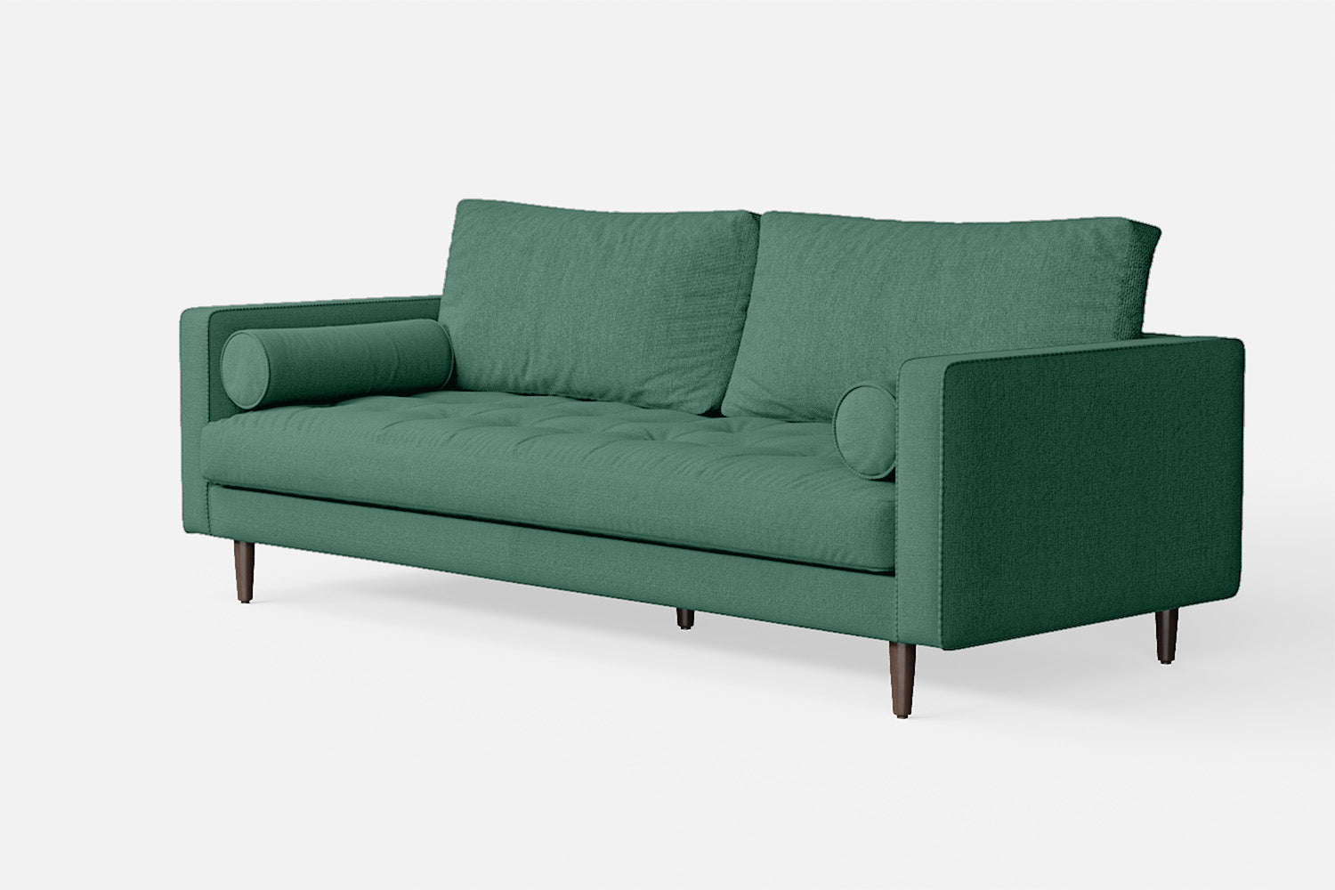 Gela 2 Seater Sofa Mint Green Linen Fabric