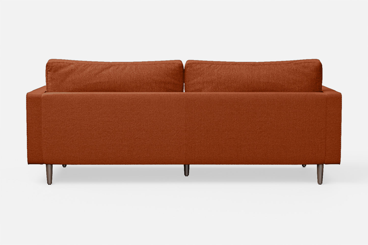 Gela 2 Seater Sofa Orange Linen Fabric