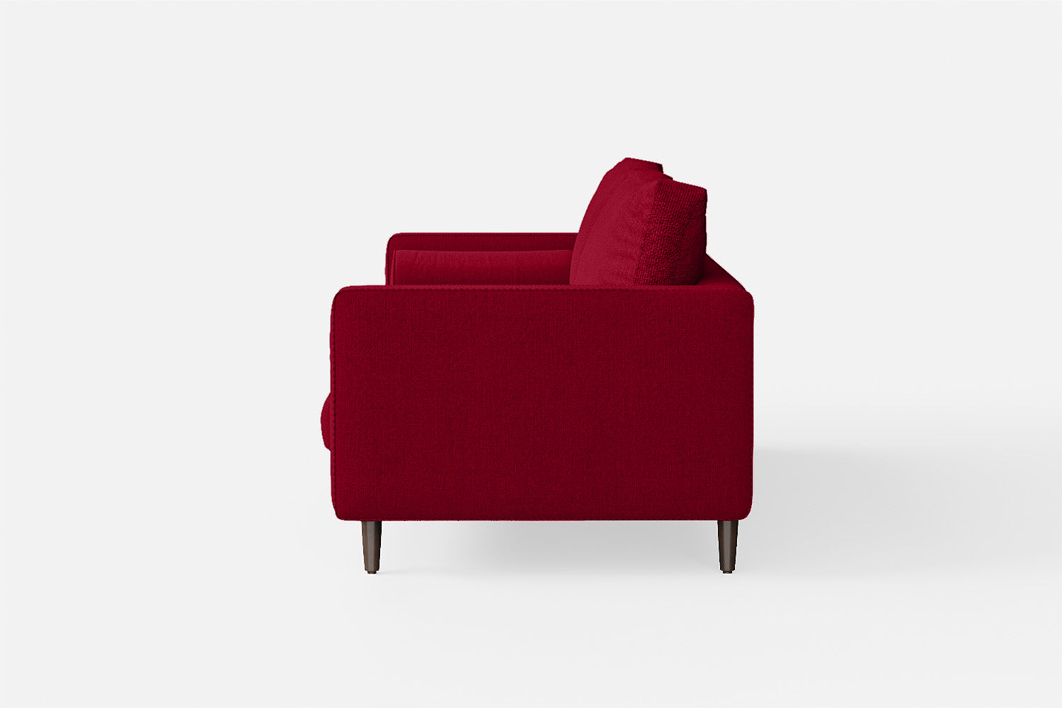 Gela 2 Seater Sofa Red Linen Fabric