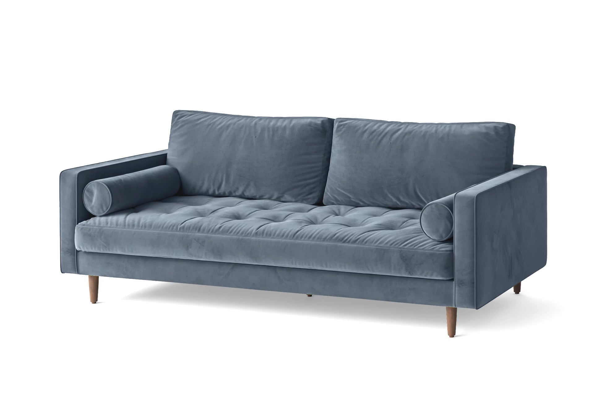 Gela 2 Seater Sofa Baby Blue Velvet