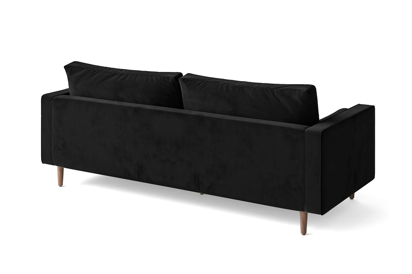 Gela 2 Seater Sofa Black Velvet